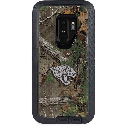 NFL Jacksonville Jaguars Realtree Xtra Green Camo Otterbox Defender Galaxy Skin